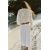 Zara   z1975 джинсовый плиссированный миди-юбка , Цвет: Белый, Размер: L, изображение 2