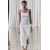 Zara Юбка миди с высокой талией из 100% вискозы, Цвет: Белый, Размер: XL, изображение 4