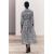 Zara Платье макси с воротником из вискозного микса, Цвет: multicolor, Размер: XXL, изображение 3