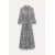 Zara Платье макси с воротником из вискозного микса, Цвет: multicolor, Размер: XXL, изображение 6