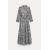 Zara Платье макси с воротником из вискозного микса, Цвет: multicolor, Размер: XXL, изображение 7