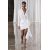 Zara Юбка zw collection short skirt with knot , Цвет: Белый, Размер: XS