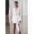Zara Юбка zw collection short skirt with knot , Цвет: Белый, Размер: XS, изображение 2