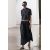 Zara Юбка-миди с высокой талией и эластичным поясом, Цвет: Черный, Размер: XS-S, изображение 5