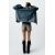 Zara Асимметрический скорт , Цвет: Серый, Размер: XS, изображение 4