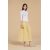 Zara Юбка-плиссе из жаккарда с разделителем - лимитированная коллекция , Цвет: Жёлтый, Размер: XS