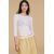 Zara Юбка-плиссе из жаккарда с разделителем - лимитированная коллекция , Цвет: Жёлтый, Размер: XS, изображение 2