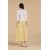 Zara Юбка-плиссе из жаккарда с разделителем - лимитированная коллекция , Цвет: Жёлтый, Размер: XS, изображение 4