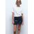 Zara Юбка-мини "cargo" , Цвет: Синий, Размер: XS, изображение 2