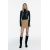 Zara Широкие брючные юбки с разрезом на передней части на высокой талии, Цвет: Коричневый, Размер: XS