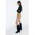 Zara Широкие брючные юбки с разрезом на передней части на высокой талии, Цвет: Коричневый, Размер: XS, изображение 3