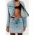 Zara Джинсовая мини-юбка denim trf , Цвет: Синий, Размер: XS, изображение 2