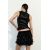 Zara Мини-юбка с оборками , Цвет: Черный, Размер: XS, изображение 6