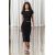 Zara Вязаная юбка midi с подшивкой , Цвет: Черный, Размер: XS
