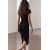 Zara Вязаная юбка midi с подшивкой , Цвет: Черный, Размер: XS, изображение 5