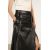 Zara Юбка из кожи с бахромой - лимитированное издание , Цвет: Черный, Размер: XS, изображение 4
