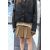 Zara Низкая юбка-шорты с поясом, Цвет: Коричневый, Размер: S, изображение 3