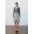 Zara Юбка midi с застегивающей стразой , Цвет: Серый, Размер: XS