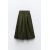 Zara Юбка со съемным поясом poplin midi skirt , Цвет: Зеленый, Размер: XS, изображение 4