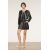 Zara Короткая кожаная юбка - лимитированная коллекция , Цвет: Черный, Размер: S