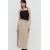Zara Юбка с макси-эластичным поясом , Цвет: Коричневый, Размер: XL, изображение 3