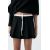 Zara Юбка-шорты с контрастным поясом , Цвет: Черный, Размер: L, изображение 2