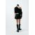 Zara Юбка-шорты с контрастным поясом , Цвет: Черный, Размер: L, изображение 4