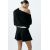 Zara Юбка-шорты с контрастным поясом , Цвет: Черный, Размер: L, изображение 5