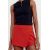 Zara Юбка-шорты с контрастным поясом , Цвет: Красный, Размер: XS, изображение 4