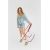 Zara Юбка trf contrast denim skirt , Цвет: Синий, Размер: XS, изображение 2