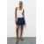 Zara Юбка trf denim box pleat skirt , Цвет: Синий, Размер: M