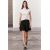 Zara Юбка-мини коллекции zw с высокой талией, Цвет: Черный, Размер: XS