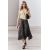 Zara   zw collection metallic midi skirt , Цвет: Серый, Размер: XS