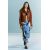 Zara Юбка-карандаш из коллекции zw collection с принтом, Цвет: С принтом, Размер: XL
