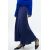 Zara Юбка-миди из атласа с высокой талией из коллекции zw collection , Цвет: Синий, Размер: XS, изображение 4