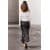 Zara Юбка-миди из атласа коллекции zw с высокой талией сделана из 100% вискозы, Цвет: Серый, Размер: XS, изображение 3