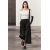 Zara Юбка-миди высокой посадки с эластичным поясом, Цвет: Черный, Размер: M-L, изображение 5