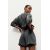 Zara Шорты из плюша с эффектом выцветания , Цвет: Серый, Размер: S, изображение 5