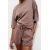 Zara Шорты из мягкого плюша с эффектом выцвечивания , Цвет: Оранжевый, Размер: S, изображение 2