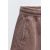 Zara Шорты из мягкого плюша с эффектом выцвечивания , Цвет: Оранжевый, Размер: S, изображение 8