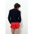 Zara Мини-шорты с складками , Цвет: Красный, Размер: XS, изображение 4
