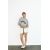 Zara Шорты средней посадки с эластичным поясом и регулируемыми шнурками, Цвет: Белый, Размер: S