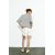 Zara Шорты средней посадки с эластичным поясом и регулируемыми шнурками, Цвет: Белый, Размер: S, изображение 5