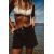 Zara Джинсовые бермуды с высокой посадкой trf high-rise mom fit , Цвет: Черный, Размер: 32, изображение 2