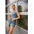 Zara   trf high-waist denim ripped shorts , Цвет: Синий, Размер: 32, изображение 2