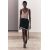 Zara Мини-юбка высокой посадки из коллекции zw, Цвет: Черный, Размер: XS