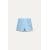 Zara Шорты с высокой посадкой с подкладкой в тон и невидимой боковой застежкой на молнии zw collection , Цвет: Синий, Размер: XS, изображение 5