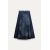 Zara Юбка миди с разделителем из коллекции zw collection laser print , Цвет: Синий, Размер: XS, изображение 2