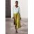 Zara Юбка-солнце zw collection pleated satin skirt , Цвет: Зеленый, Размер: XS
