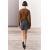 Zara Юбка zw collection из шерстяной смеси с просохшим поясом , Цвет: Серый, Размер: S, изображение 3